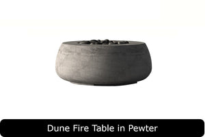 Prism Hardscapes - Quick Ship - Dune Concrete 42" Fire Table