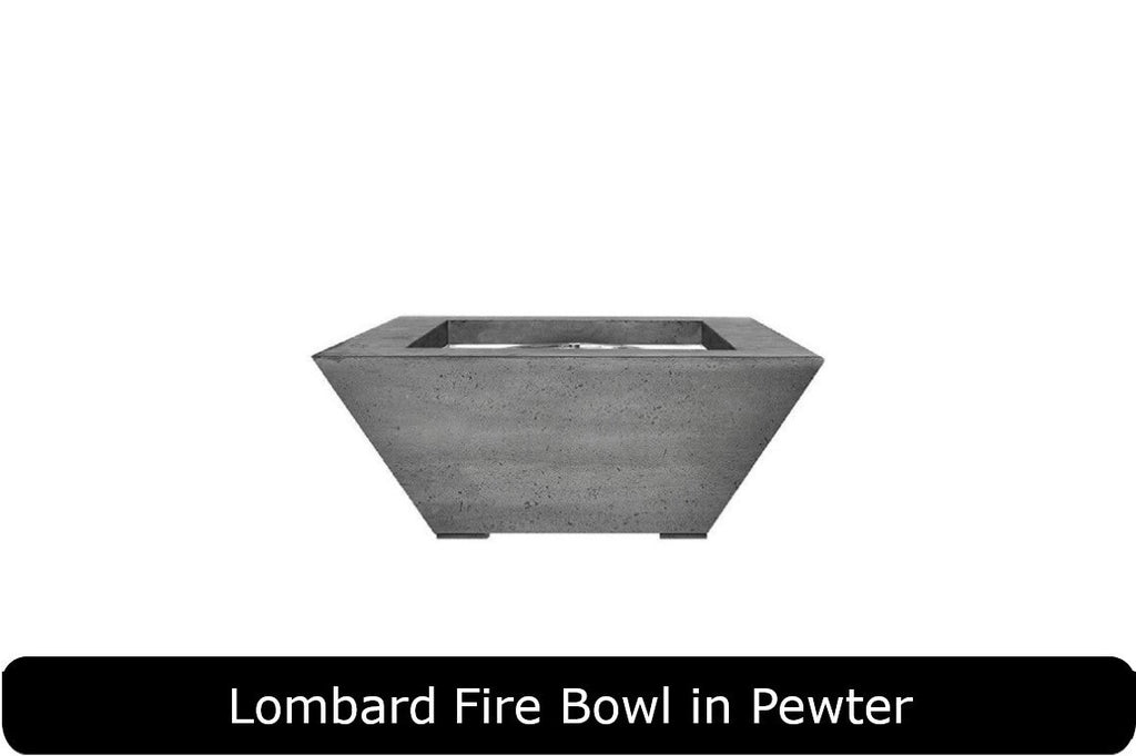 Lombard 29 — Pedestal Concrete Fire Bowl (29")