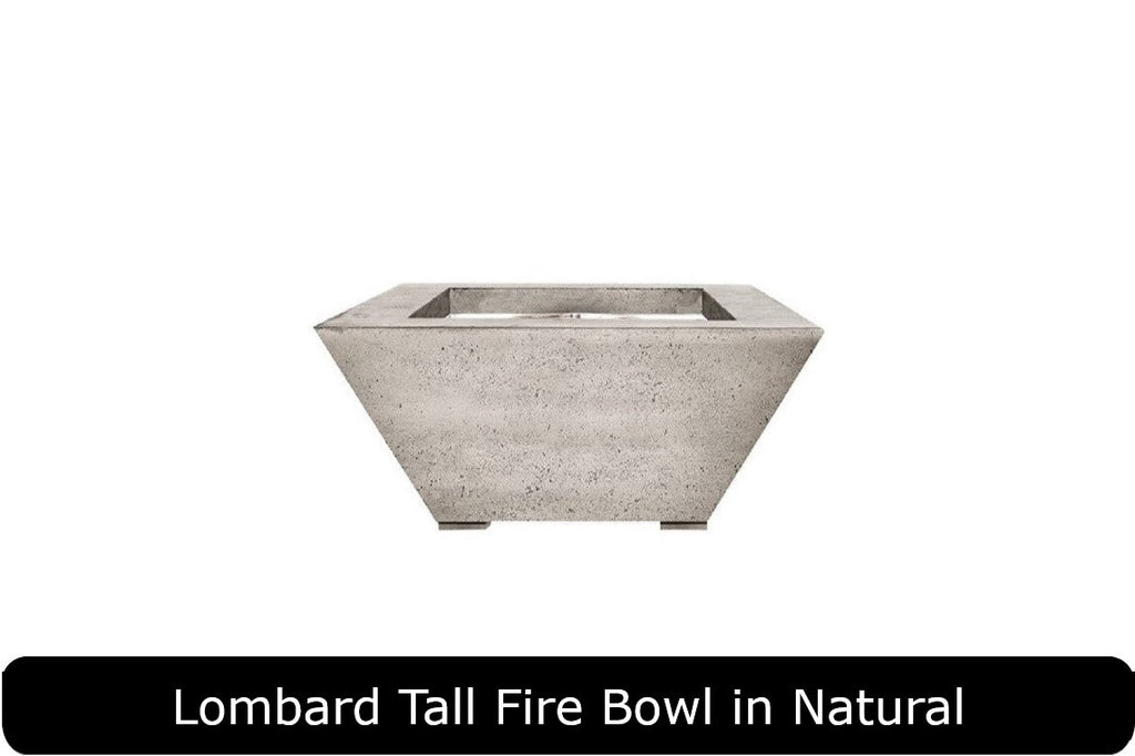 Prism Hardscapes - Lombard Tall 32" Concrete Fire Bowl