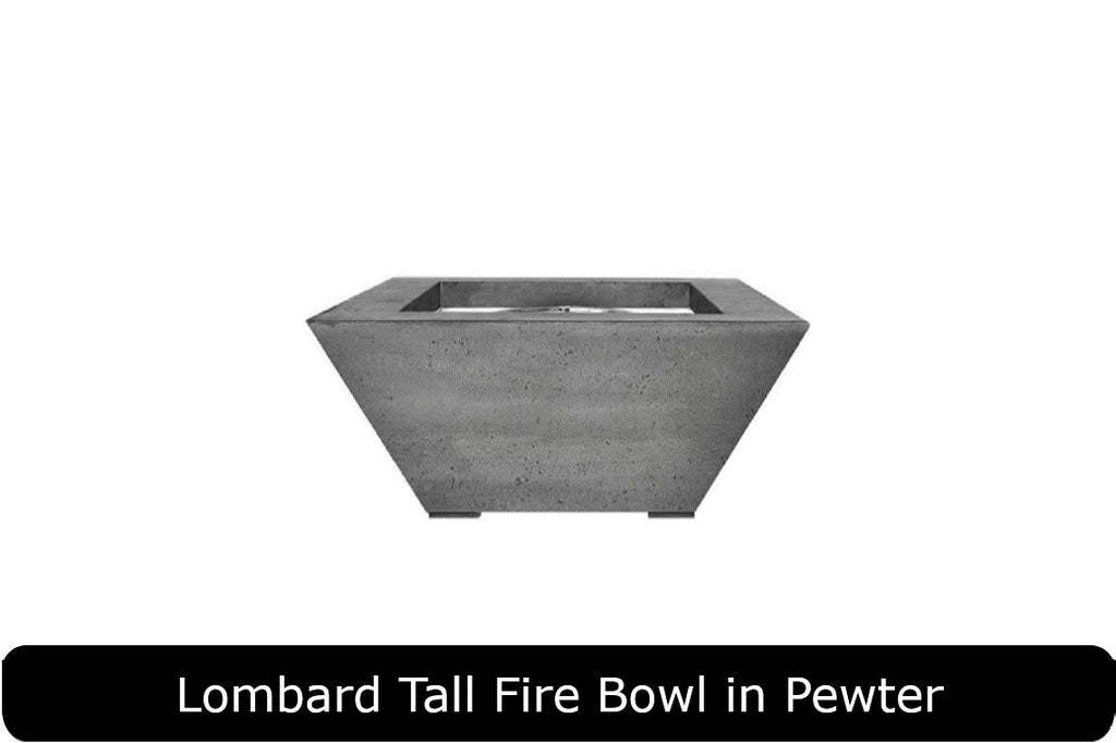 Prism Hardscapes - Lombard Tall 32" Concrete Fire Bowl