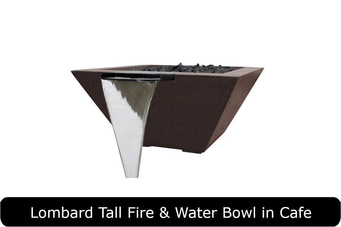 Prism Hardscapes - Lombard Tall Concrete Fire & Water Bowl