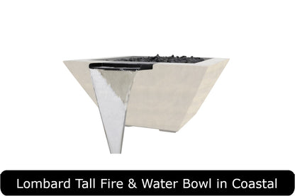 Prism Hardscapes - Lombard Tall Concrete Fire & Water Bowl