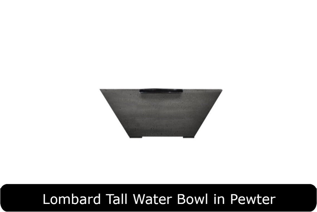 Prism Hardscapes - Lombard Tall Concrete Water Bowl