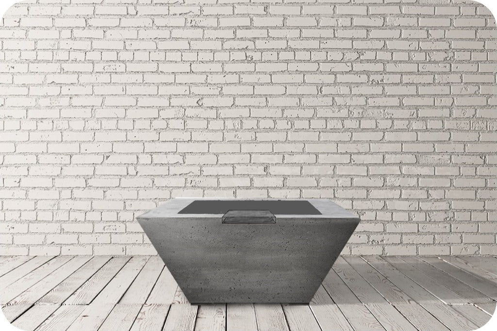 Prism Hardscapes - Lombard Tall Concrete Water Bowl