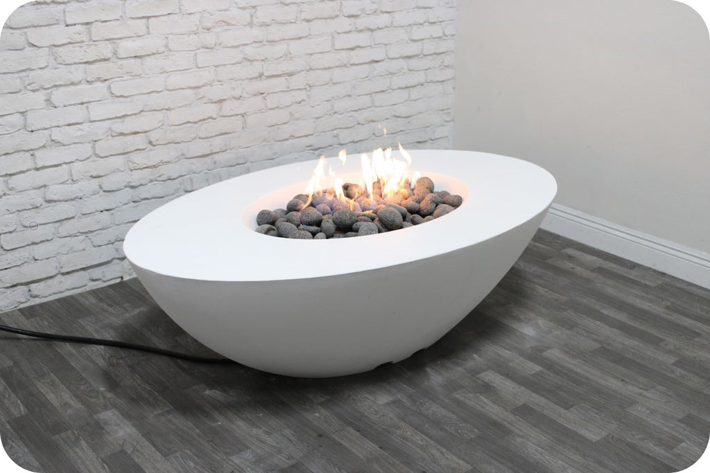 Prism Hardscapes - Ovale Concrete 60" Fire Table