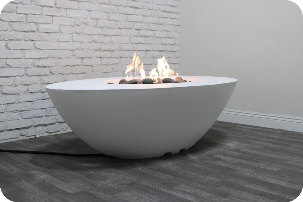 Prism Hardscapes - Ovale Concrete 60" Fire Table