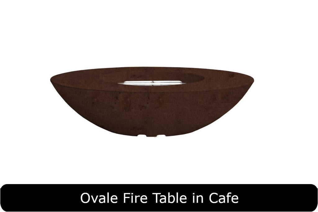 Prism Hardscapes - Ovale Concrete 60" Fire Table