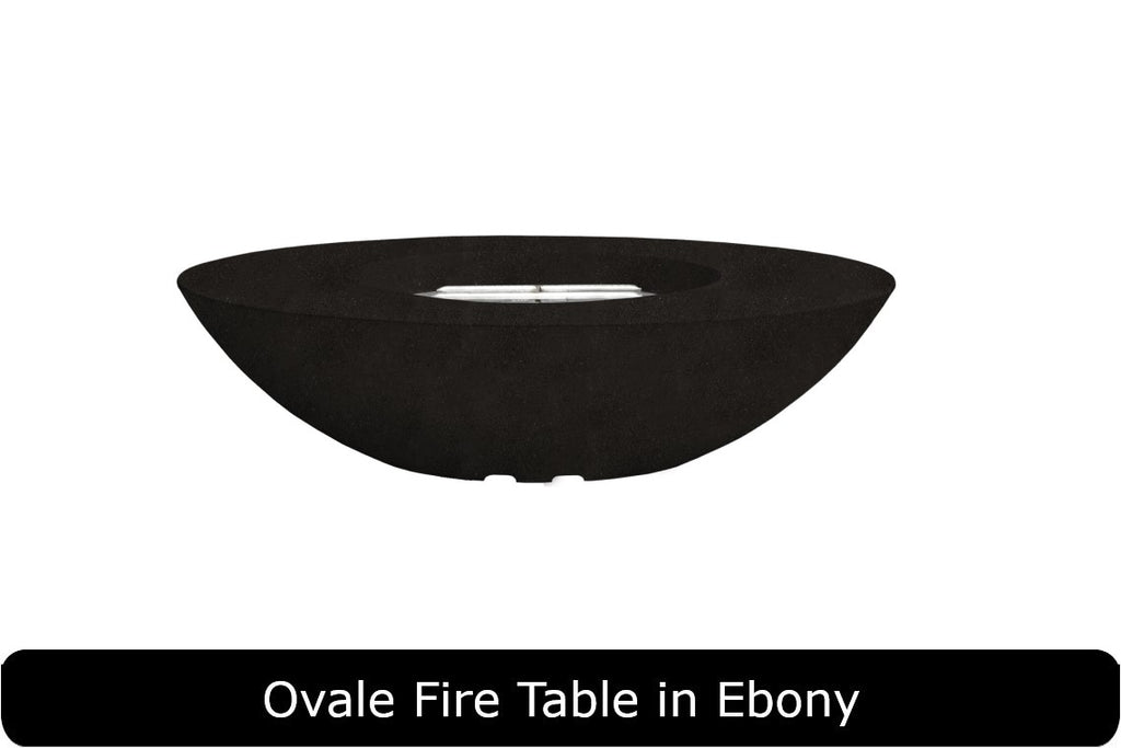 Prism Hardscapes - Ovale Concrete 60" Fire Table