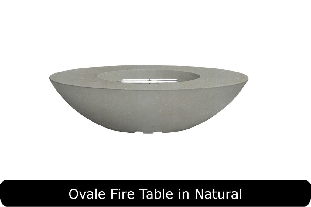 Prism Hardscapes - Ovale Concrete 60" Fire Table