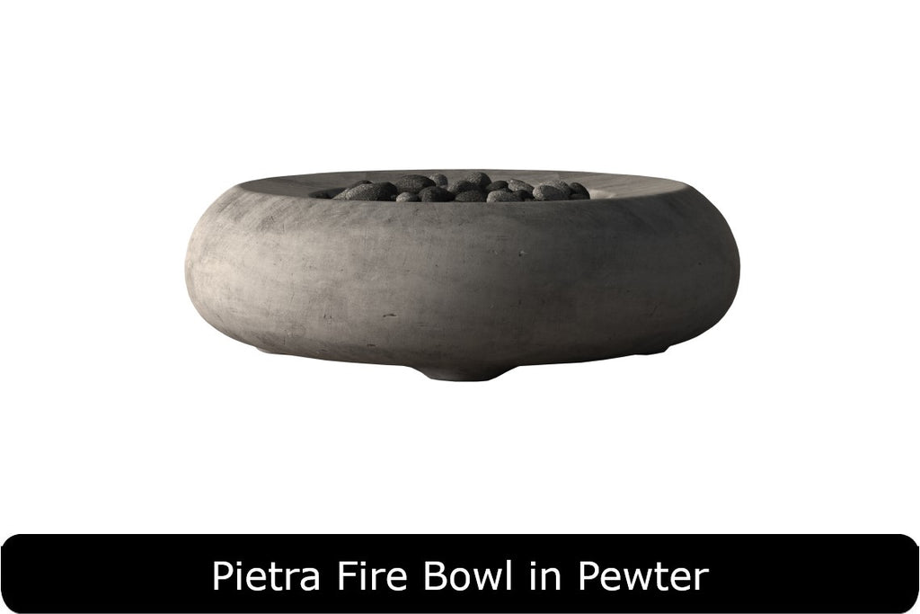 Pietra - Curved Concrete Fire Bowl 48"