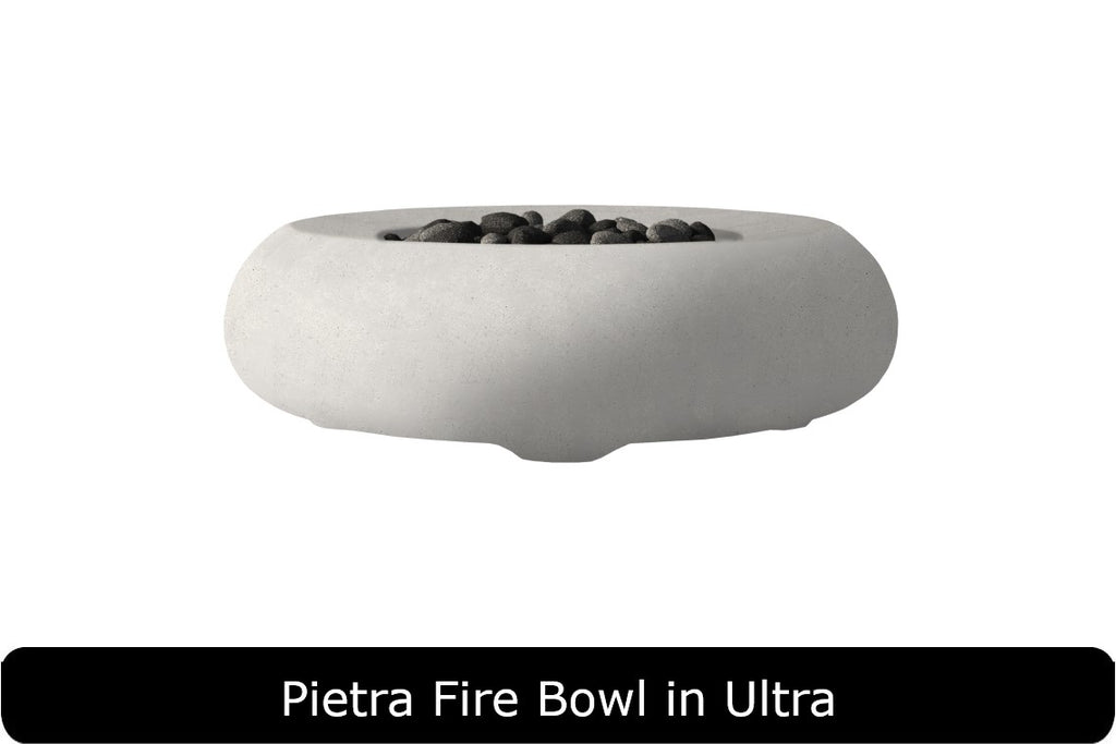 Pietra - Curved Concrete Fire Bowl 48"