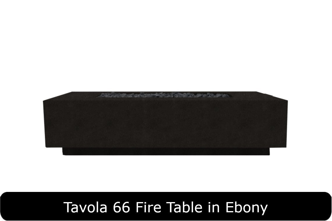 Prism Hardscapes - Tavola 66 Slim Concrete 66" Fire Table