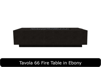 Prism Hardscapes - Tavola 66 Slim Concrete 66" Fire Table