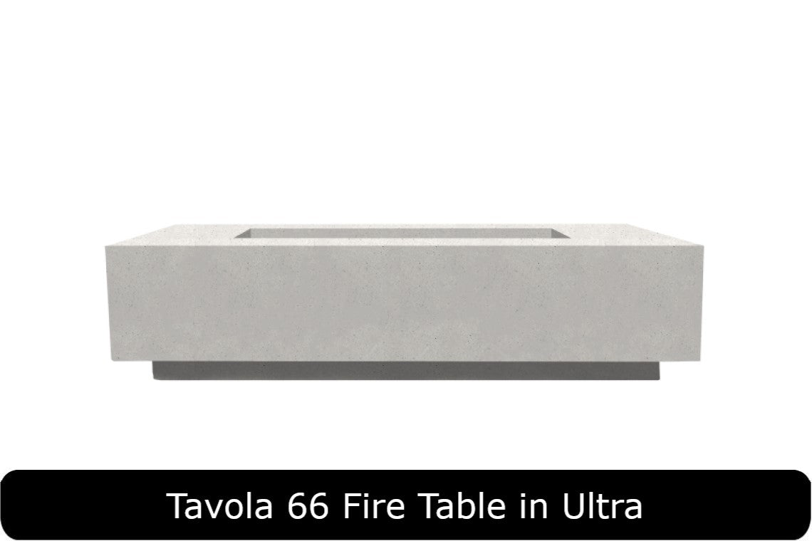 Prism Hardscapes - Tavola 66 Slim Concrete 66" Fire Table