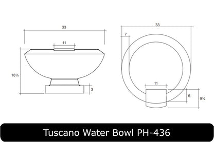 Prism Hardscapes - Toscano Concrete Water Bowl