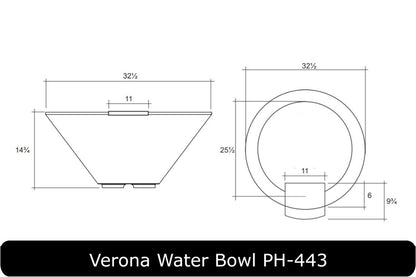 Prism Hardscapes - Verona Concrete Water Bowl