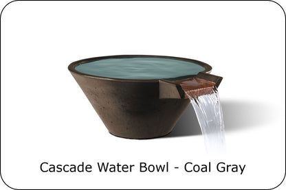 Slick Rock - Cascade Concrete Fire & Water Bowl