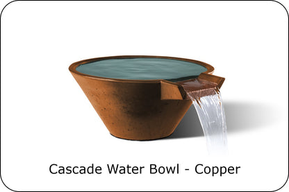 Slick Rock - Cascade Concrete Fire & Water Bowl