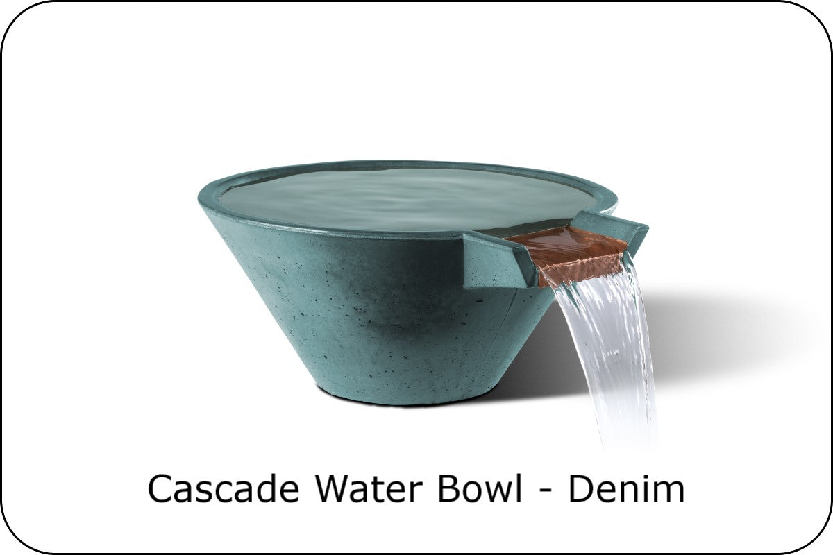 Slick Rock - Cascade Concrete Fire & Water Bowl