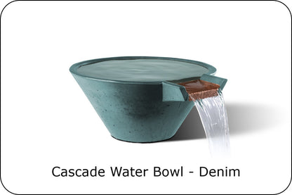 Slick Rock - Cascade Concrete Fire & Water Bowl