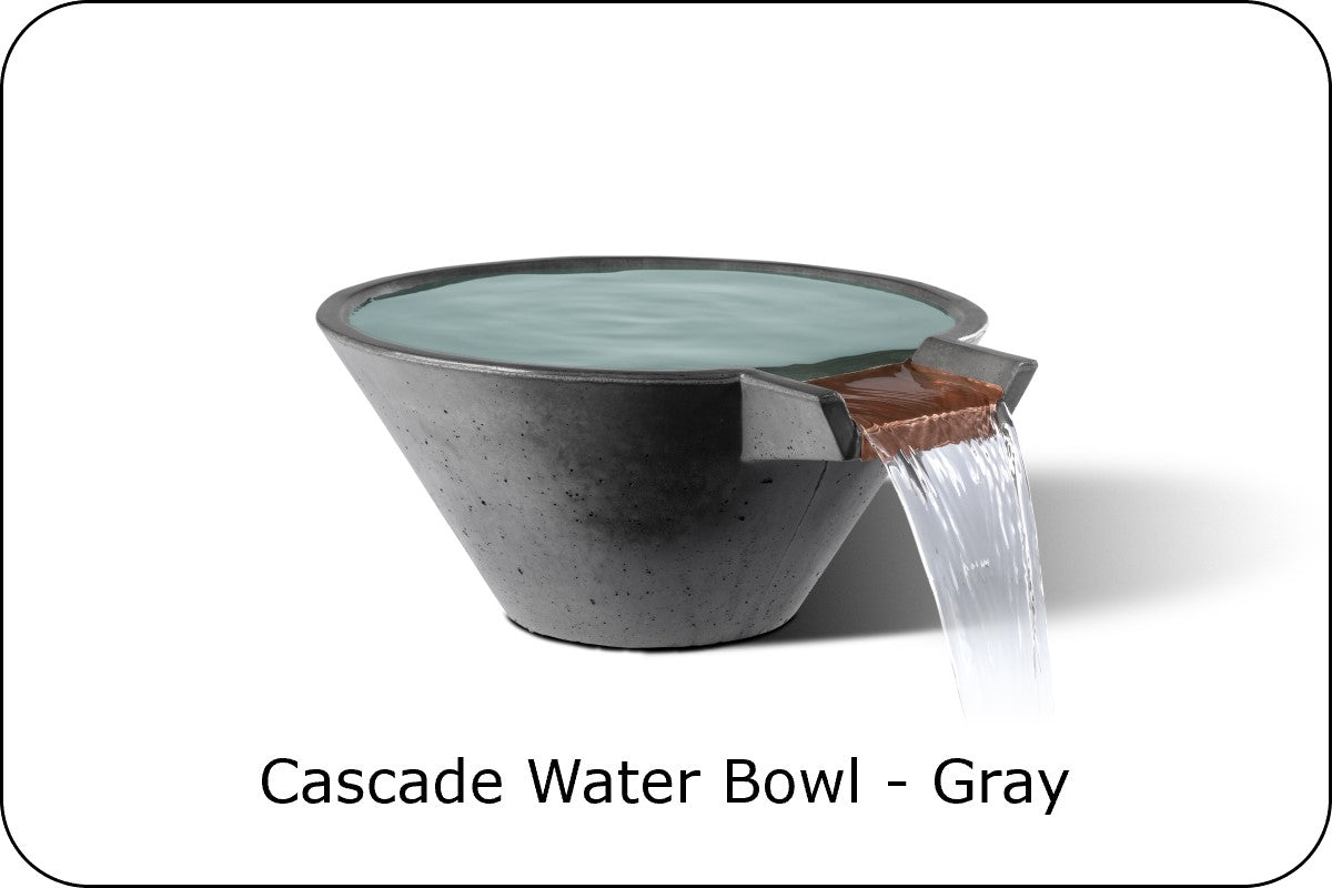 Slick Rock - Cascade Concrete Fire & Water Bowl