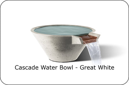 Slick Rock - Cascade Concrete Fire & Water Bowl