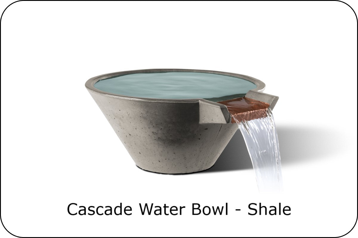 Slick Rock - Cascade Concrete Fire & Water Bowl