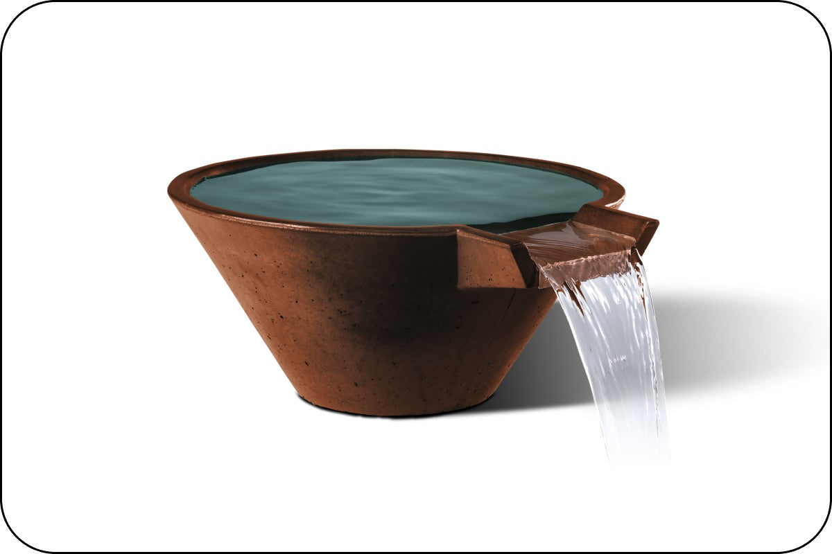 Slick Rock - Cascade Concrete Fire & Water Bowl