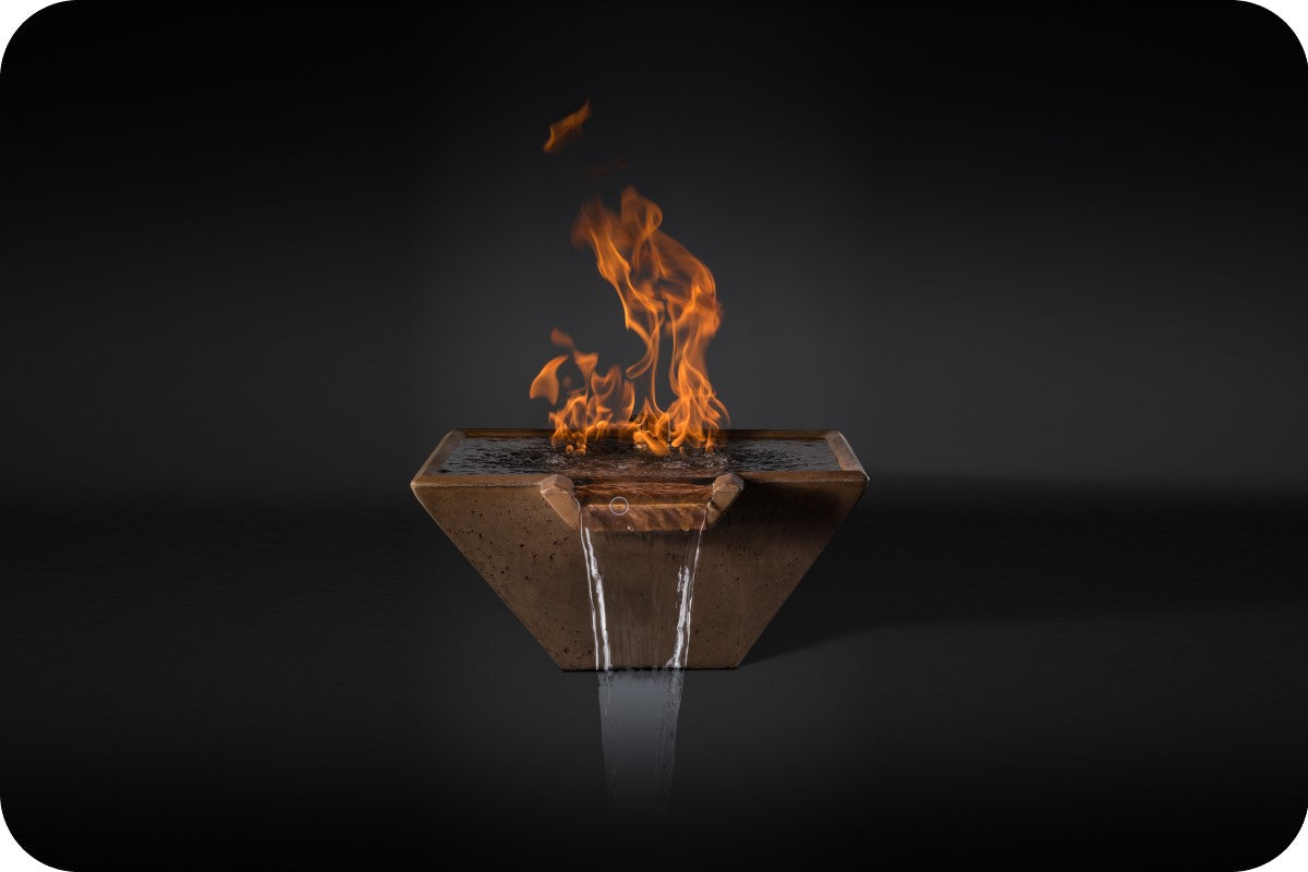 Slick Rock - Cascade Concrete Fire & Water Bowl