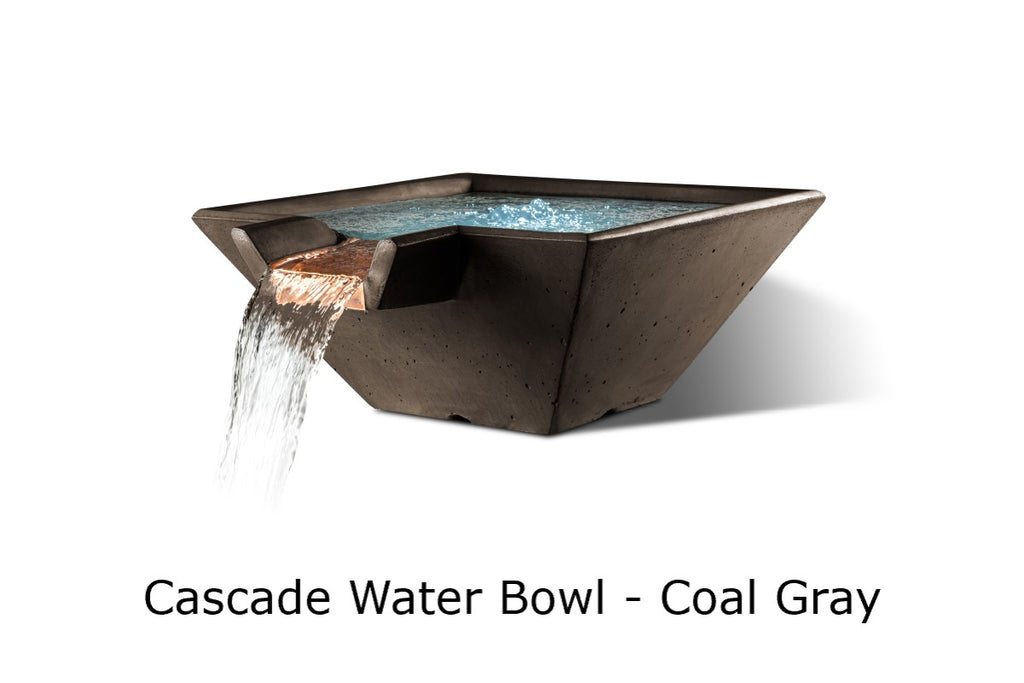 CASCADE – Square Fire & Water Bowl