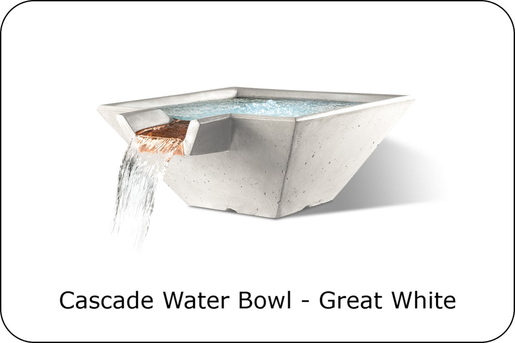CASCADE – Square Fire & Water Bowl
