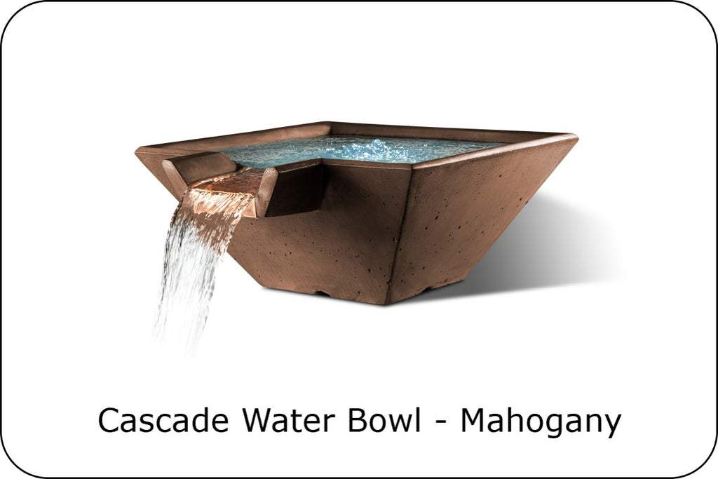 CASCADE – Square Fire & Water Bowl