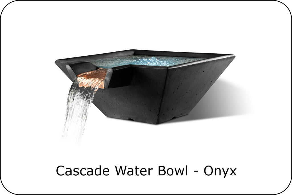 CASCADE – Square Fire & Water Bowl