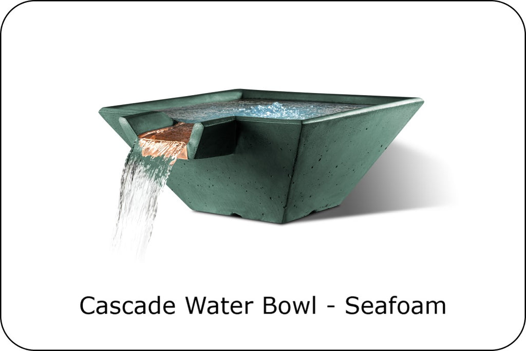 CASCADE – Square Fire & Water Bowl