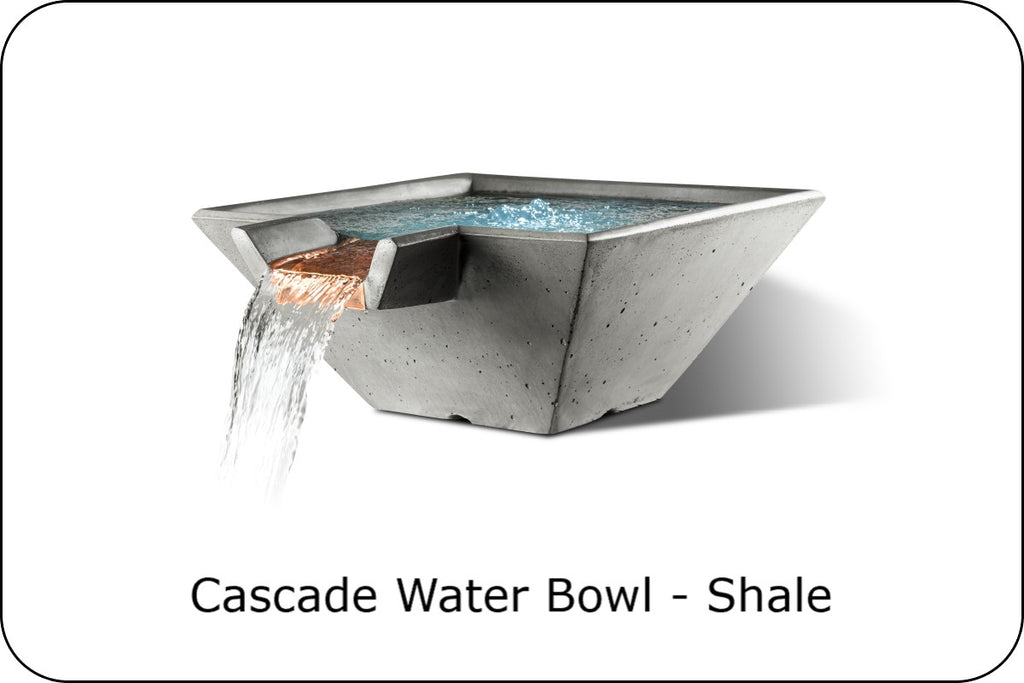 CASCADE – Square Fire & Water Bowl