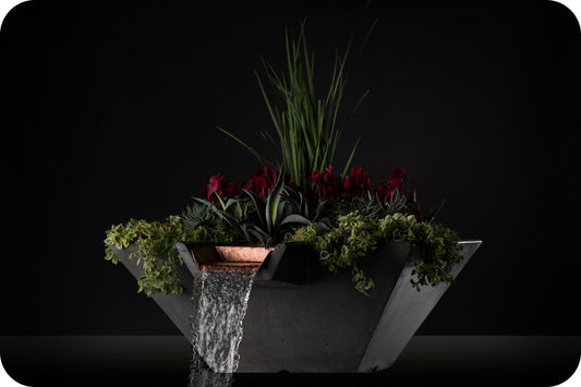 Slick Rock - Cascade Concrete Water & Planter Bowl