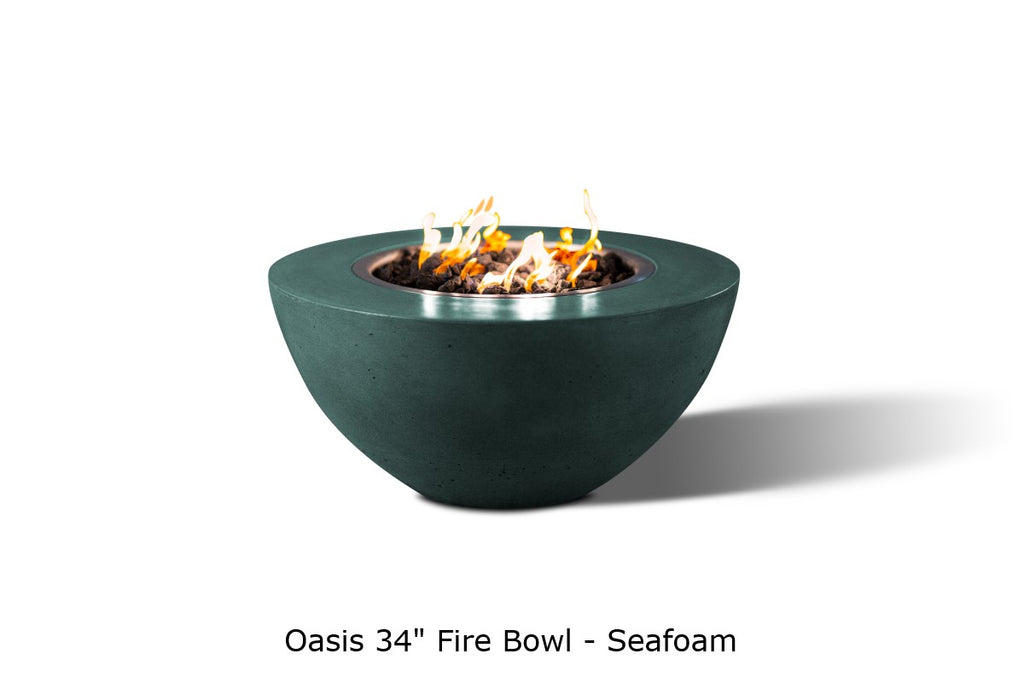 Oasis — 34" Round Concrete Fire Bowl