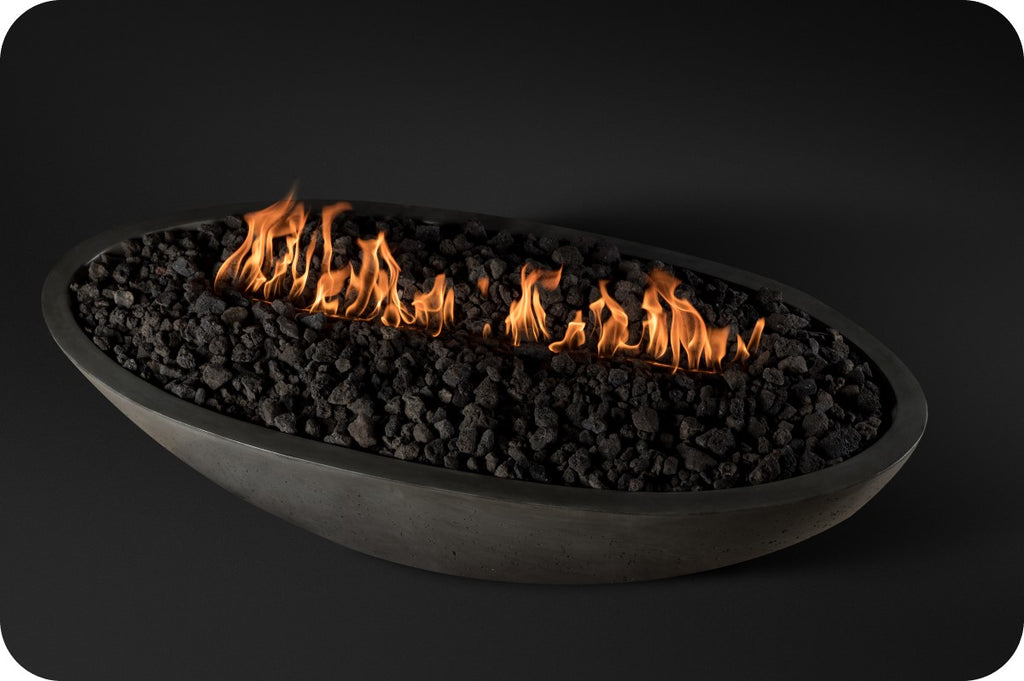 CONTEMPORARY OASIS — Oval Fire Bowl (60")