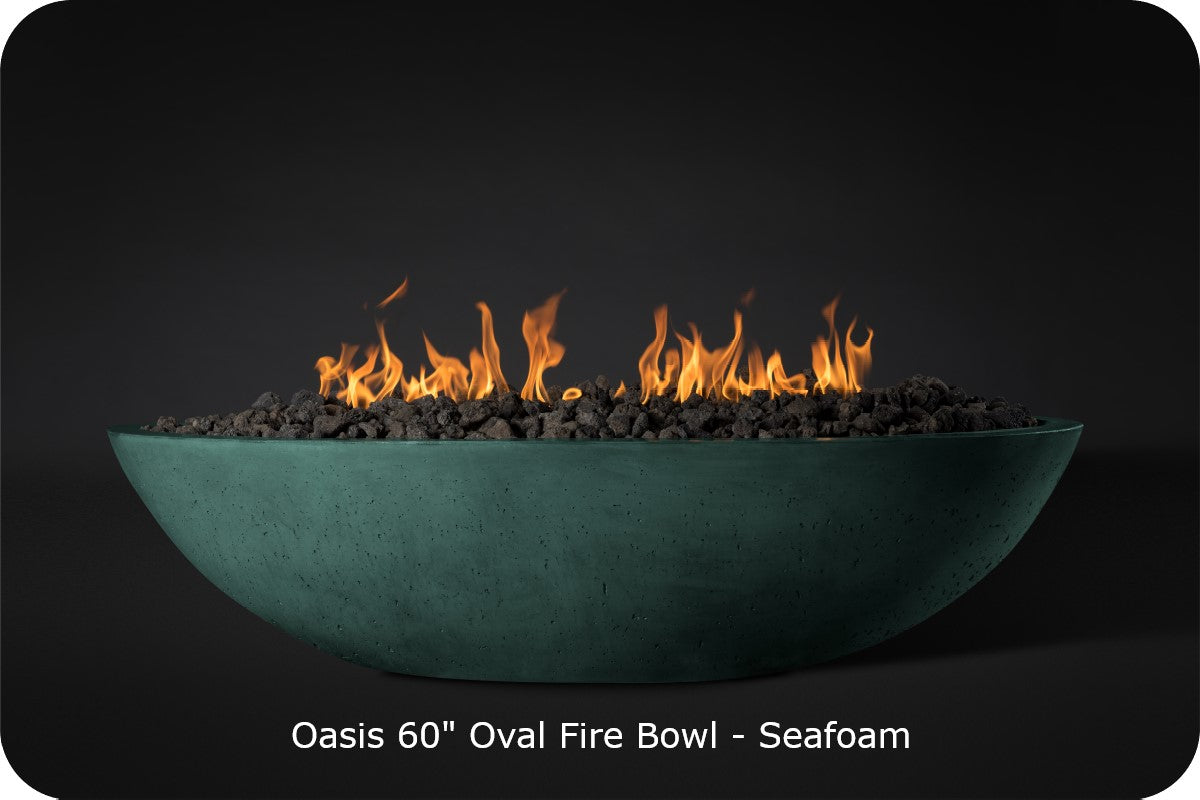 Slick Rock - Oasis Concrete 60in Oval Fire Bowl