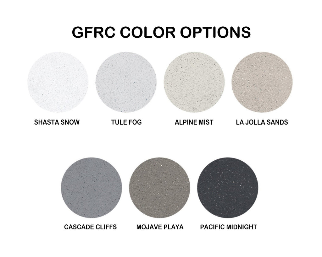 Big Bend Round — Concrete Fire Table (55"–95" Length Options)