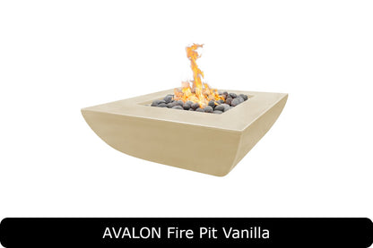 The Outdoor Plus - Avalon Fire Pit - GFRC Concrete