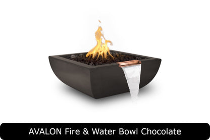 The Outdoor Plus - Avalon Fire & Water Bowl - GFRC Concrete