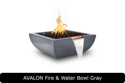 The Outdoor Plus - Avalon Fire & Water Bowl - GFRC Concrete