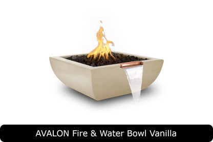 The Outdoor Plus - Avalon Fire & Water Bowl - GFRC Concrete