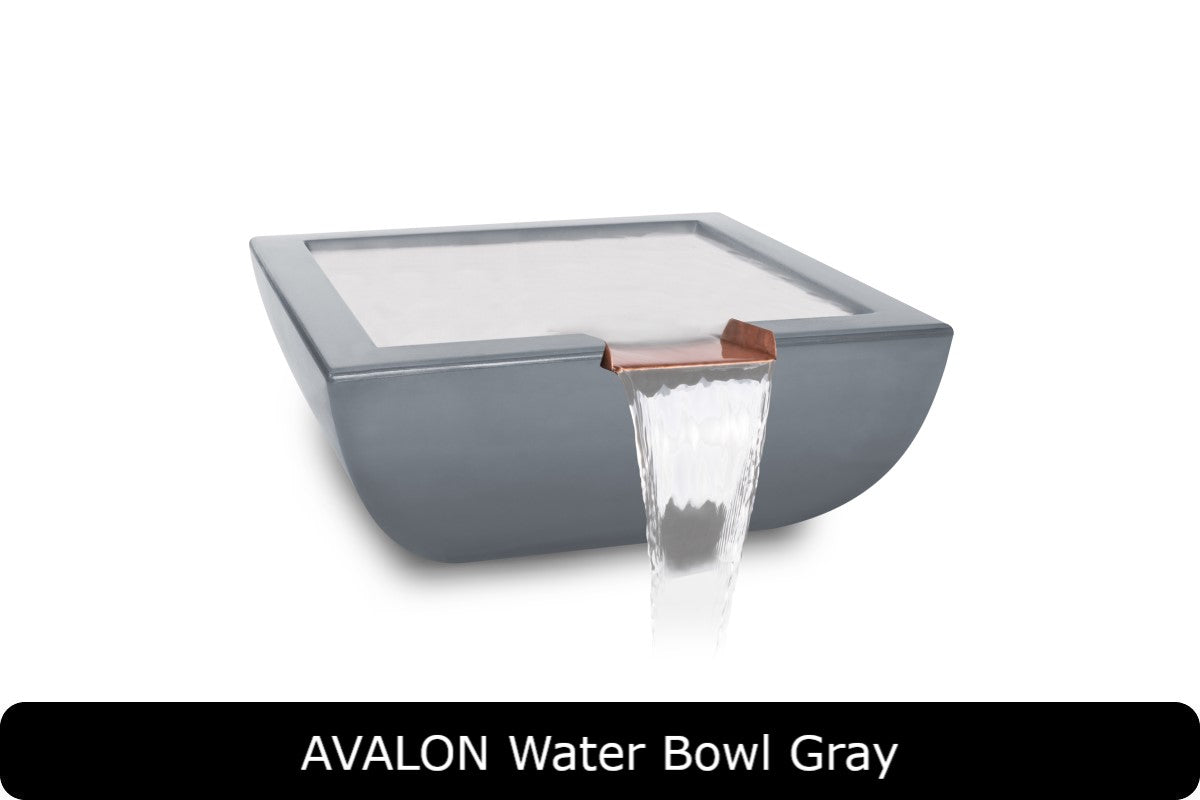 The Outdoor Plus - Avalon Water Bowl - GFRC Concrete