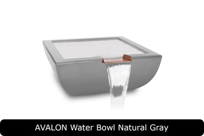 The Outdoor Plus - Avalon Water Bowl - GFRC Concrete