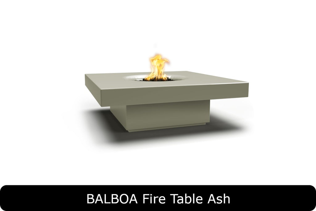 Balboa — Square Concrete Fire Table (48")