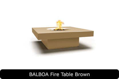 The Outdoor Plus - Balboa Fire Table - GFRC Concrete