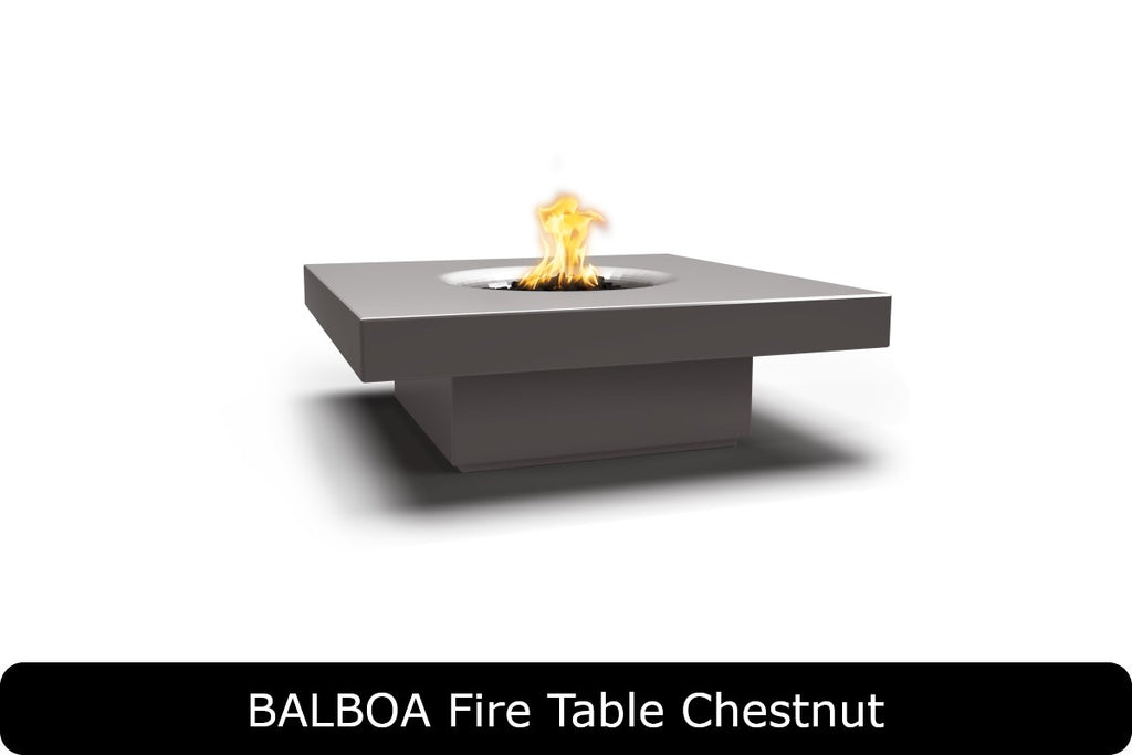 Balboa — Square Concrete Fire Table (48")
