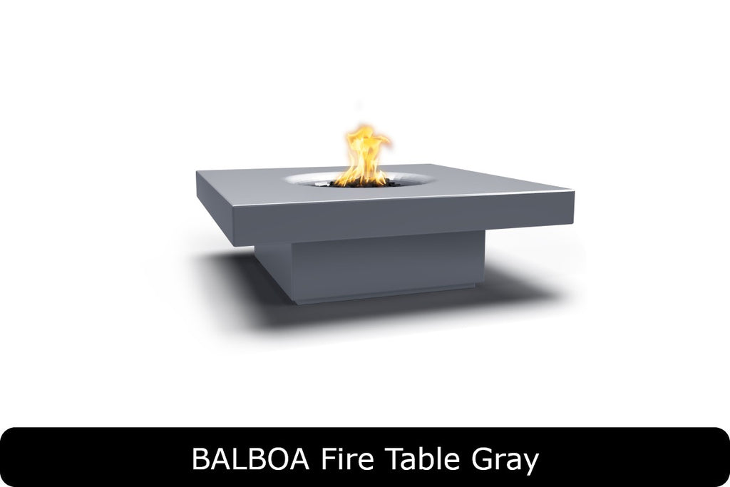 Balboa — Square Concrete Fire Table (48")